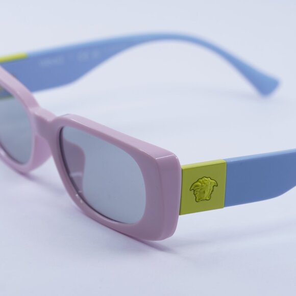 Versace Kids VK4003U 5440CV Sunglasses Pink Rectangle Frame, Grey Lenses - Picture 6 of 9